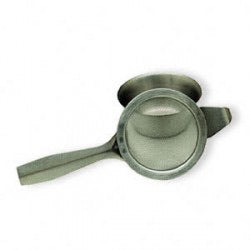 Tea Strainer with Handle and Drip Bowl
